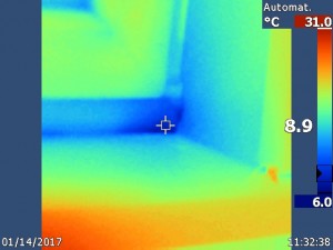 měření termo kamerou